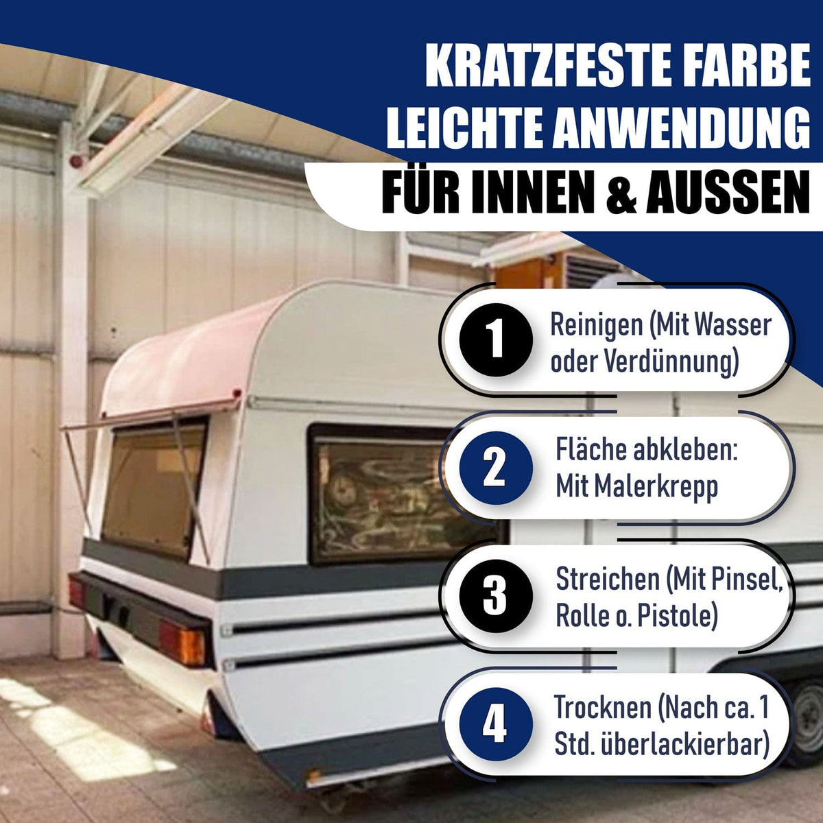Peinture voiture 2K Brun noisette RAL 8011 - Haute couvrance & anti-rouille - Hamburger Lack-Profi, Image 3