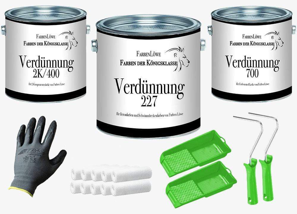 Hamburger Lack-Profi PREMIUM Lakset + De bijpassende verdunner
