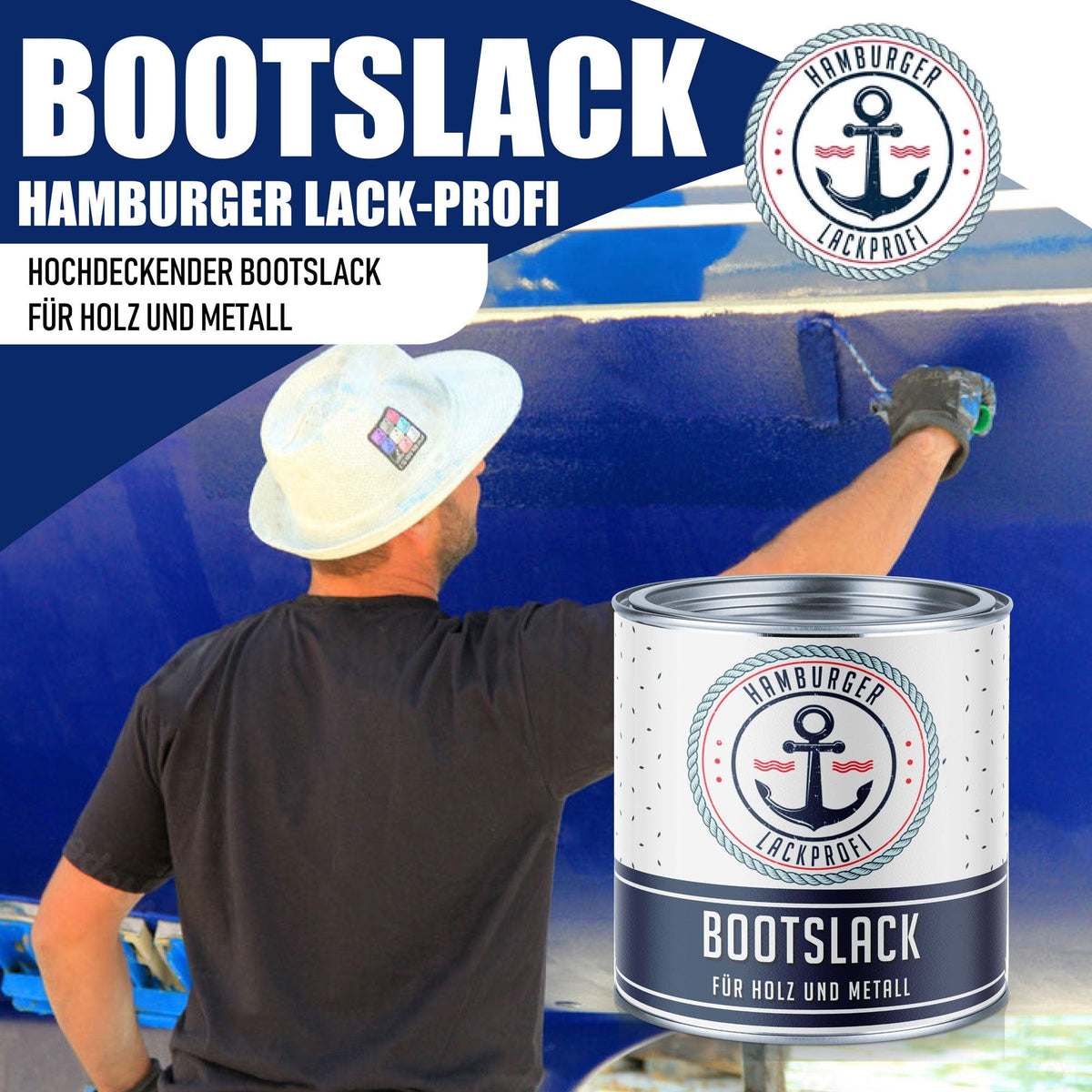 Laque marine Ivoire RAL 1014 Hamburger Lack-Profi