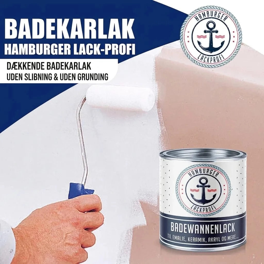 Hamburger Lack-Profi Badewannenlack Hamburger Lack-Profi 2K Badewannenlack Staubgrau RAL 7037 - Glänzend / Seidenmatt / Matt