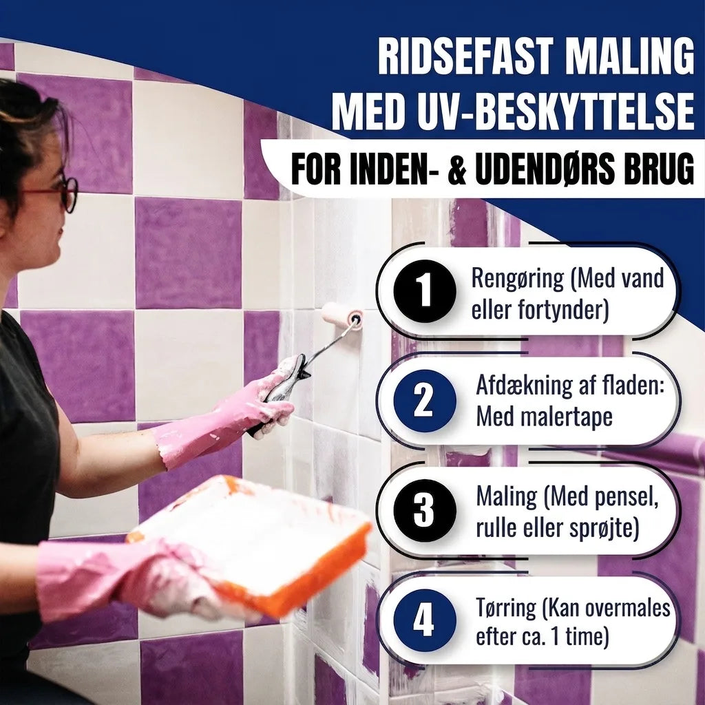 Tegelverf in Bruingrijs RAL 7013 - Tegellak met schildersset (X300) - Hamburger Lack-Profi, Afbeelding 40