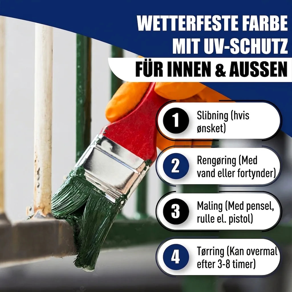 Laque de protection métal Vert oxyde chromique RAL 6020 avec kit de peinture (X300) - Hamburger Lack-Profi, Image 33