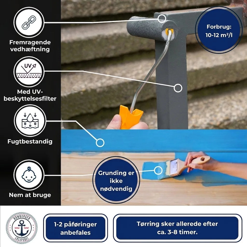 Hamburger Lack-Profi Buntlack Signalorange RAL 2010 - Robuster Kunstharzlack - Hamburger Lack-Profi