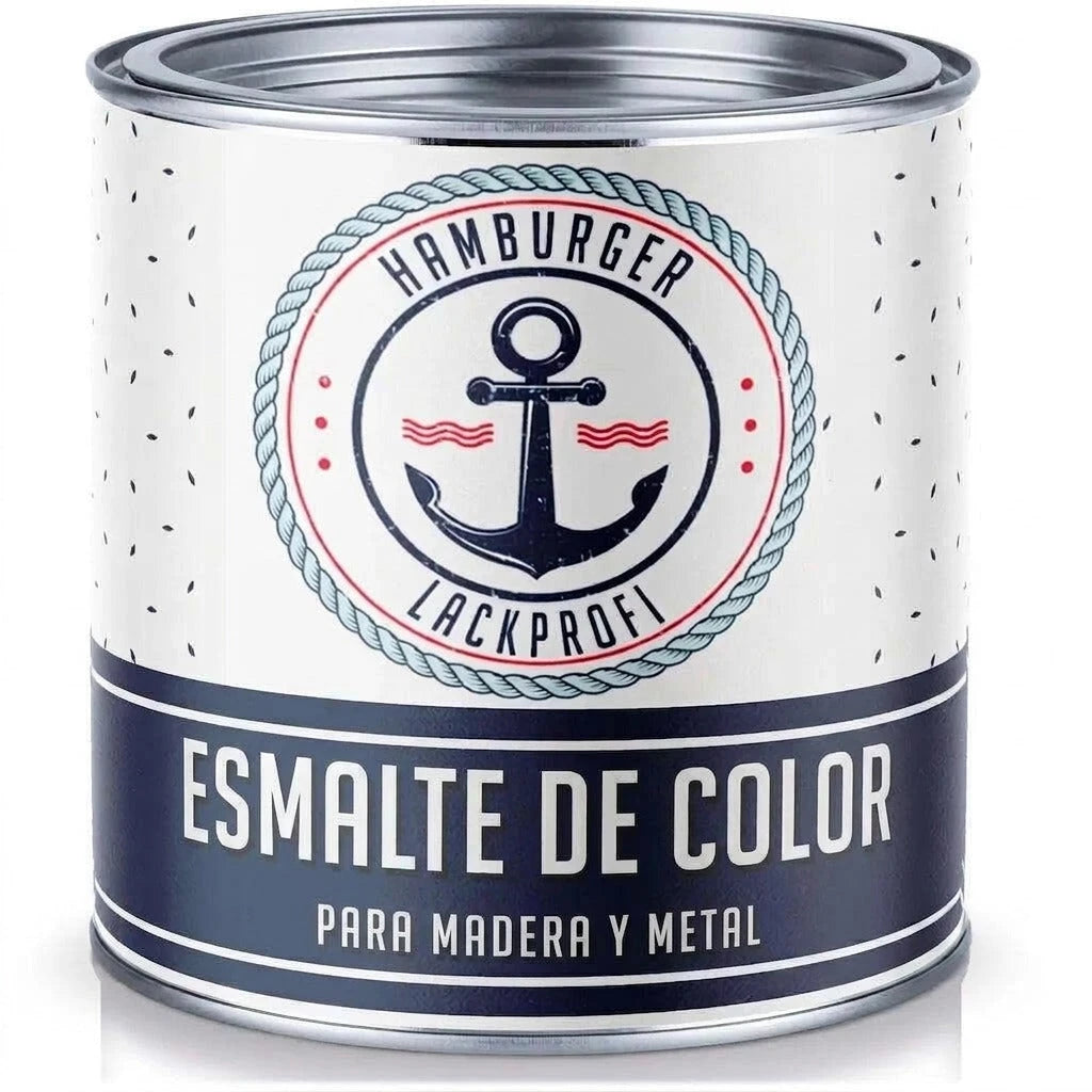 Hamburger Lack-Profi Buntlack Graublau RAL 5008 - Robuster Kunstharzlack - Hamburger Lack-Profi