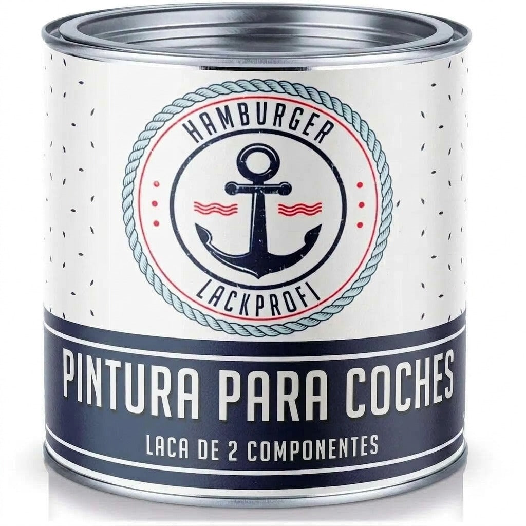 2K Autolak Briljantblauw RAL 5007 - dekkend & roestwerend - Hamburger Lack-Profi