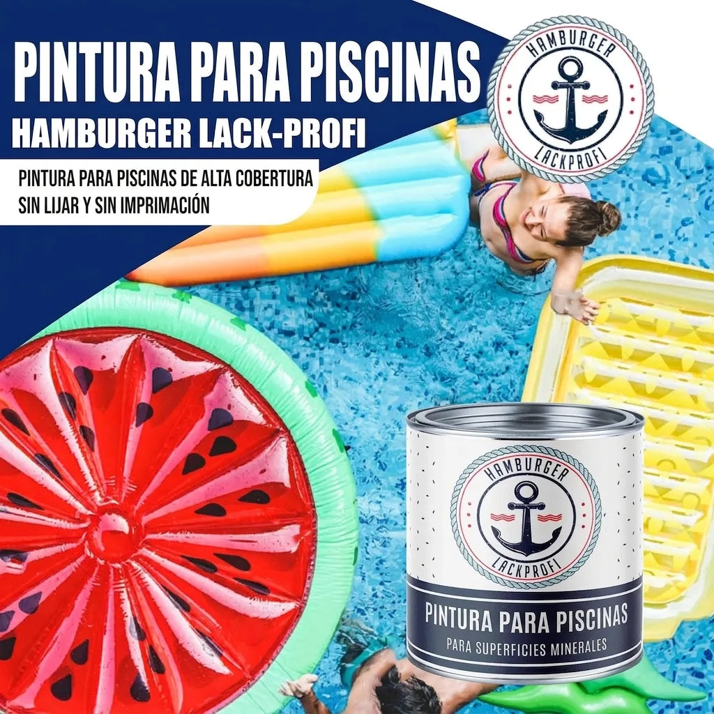 Zwembadverf Zandgeel RAL 1002 - Dekkende zwembadverf - Hamburger Lack-Profi