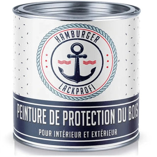 Peinture polyuréthane bois RAL 6006 Olive gris - Peinture de protection contre les intempéries - Hamburger Lack-Profi