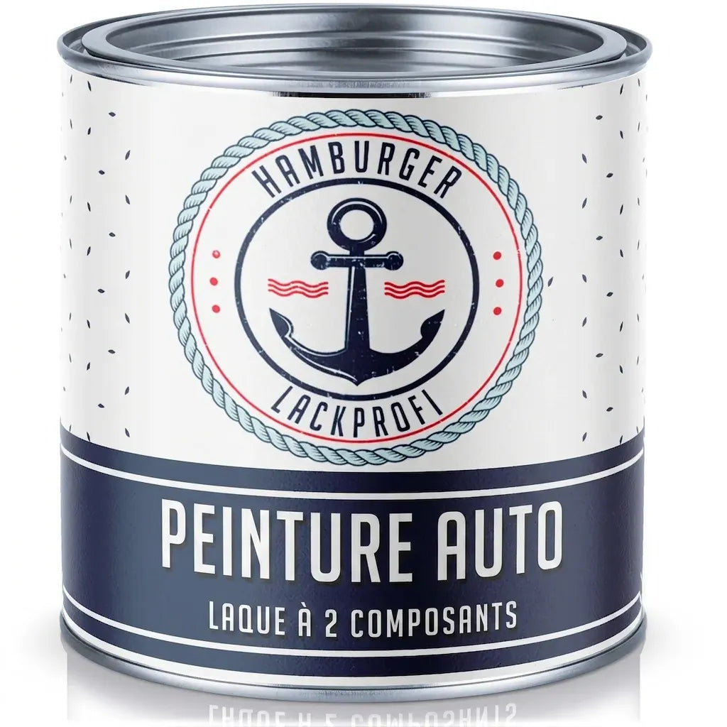 2K Autolak in Grafietzwart RAL 9011 met schildersset (X300) & verdunner (1 L) - Voordeelaanbod -30 % - Hamburger Lack-Profi