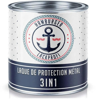 3 en 1 Jaune soufre RAL 1016 - Antirouille - Peinture métal extérieur - Hamburger Lack-Profi