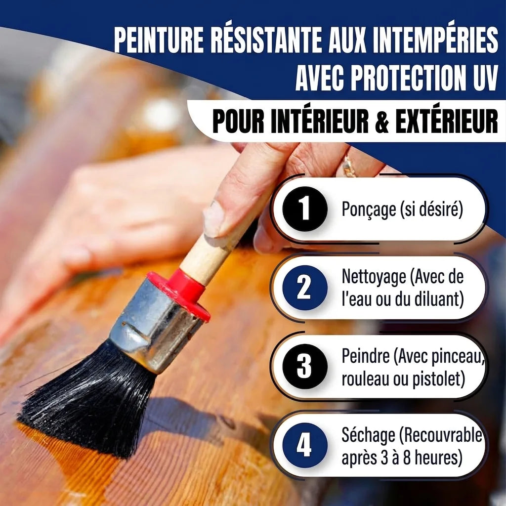 Laque marine Vert patine RAL 6000 avec kit de peinture (X500) - Hamburger Lack-Profi