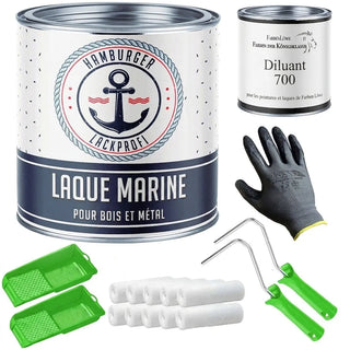 Laque marine avec kit de peinture (X300) - Hamburger Lack-Profi