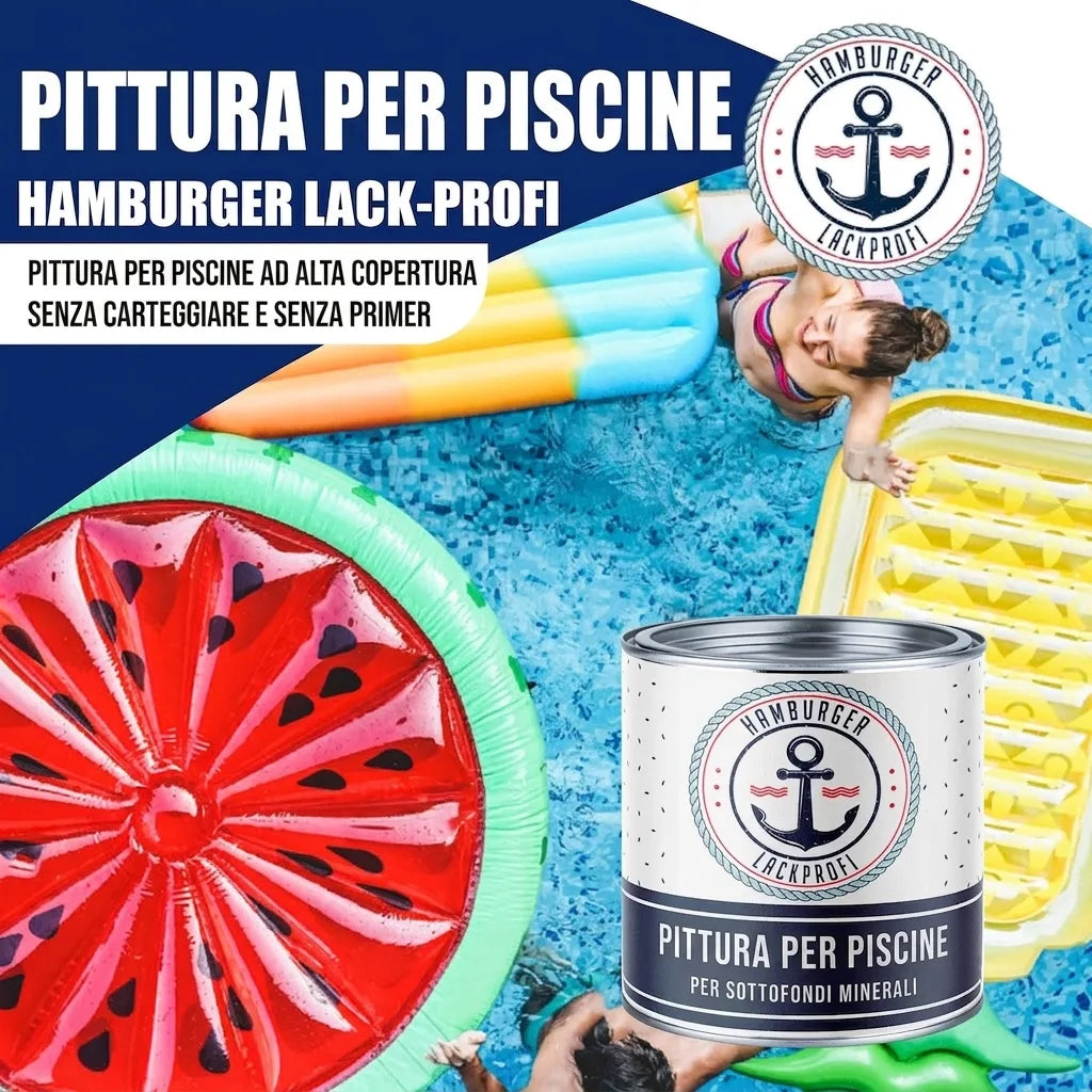 Peinture Piscine Jaune or RAL 1004 - Peinture Piscine Haute Opacité - Hamburger Lack-Profi