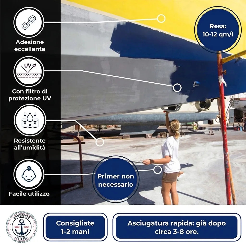Vernis marin Rouge framboise RAL 3027 Hamburger Lack-Profi