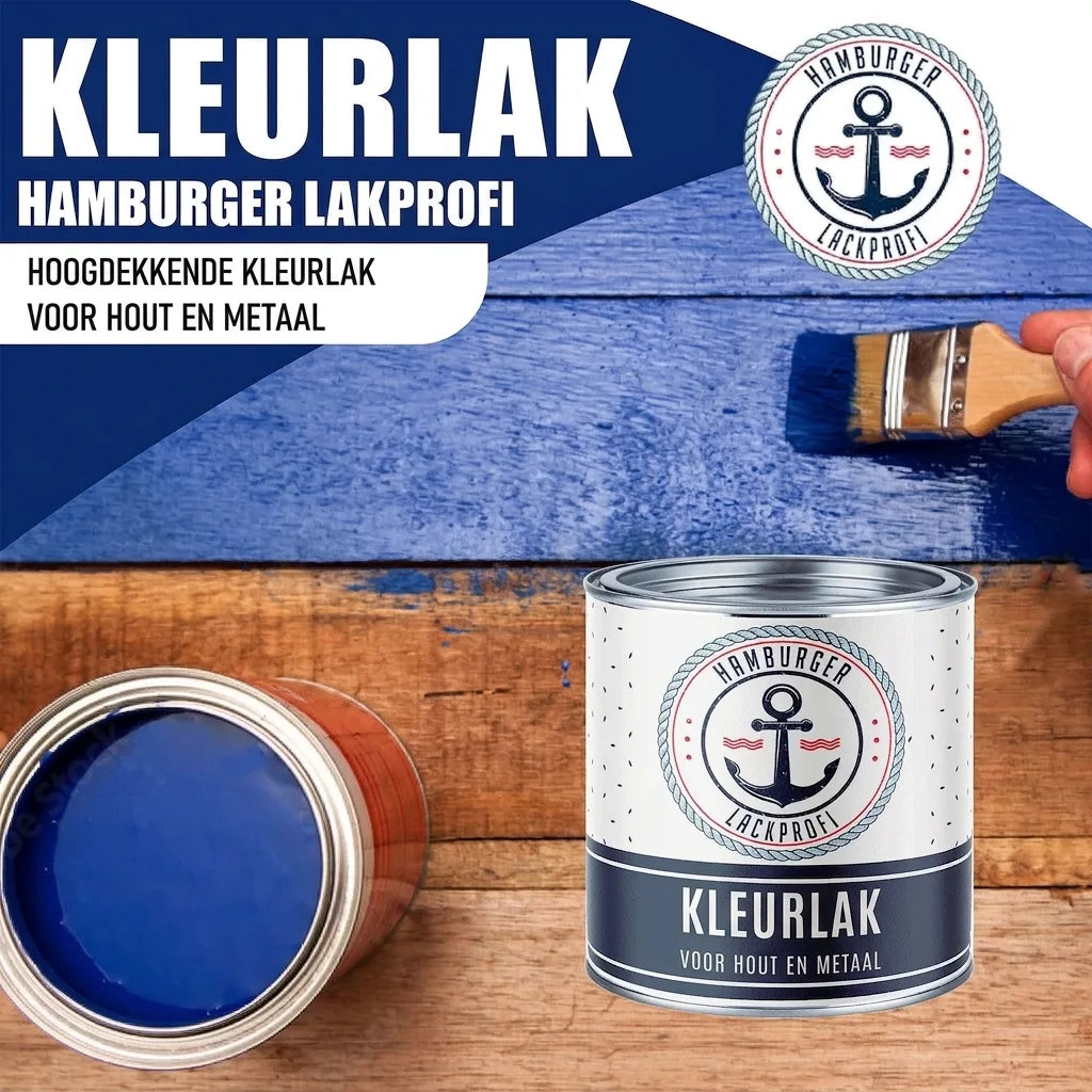 Hamburger Lack-Profi Buntlack Reinweiß RAL 9010 - Robuster Kunstharzlack - Hamburger Lack-Profi