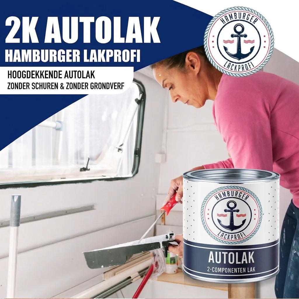 Hamburger Lack-Profi 2K Autolack Graubeige RAL 1019 - hochdeckend & rostschützend - Hamburger Lack-Profi