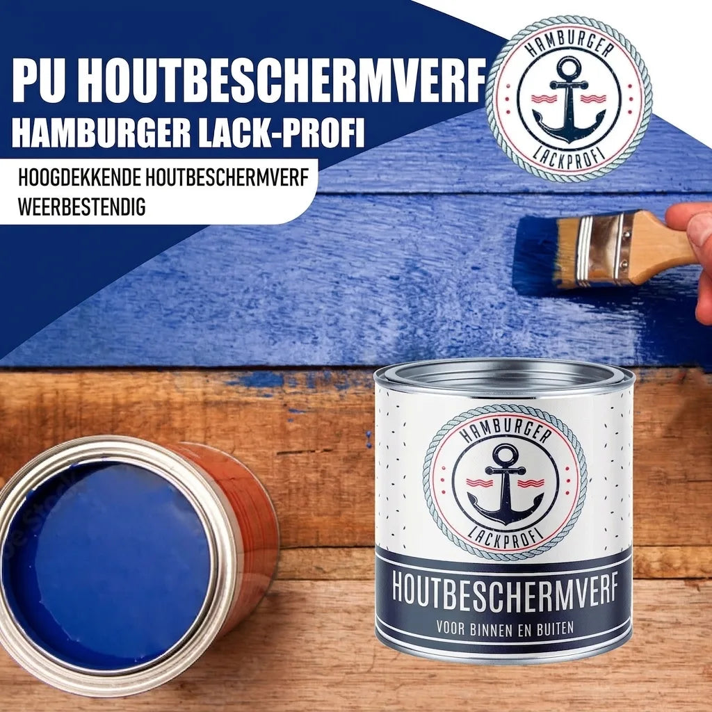 Peinture polyuréthane bois RAL 6016 Vert turquoise - Peinture de protection intempéries - Hamburger Lack-Profi