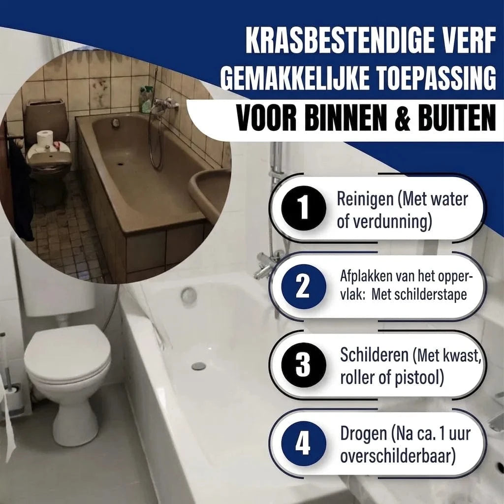Hamburger Lack-Profi Badewannenlack Hamburger Lack-Profi 2K Badewannenlack Signalrot RAL 3001 - Glänzend / Seidenmatt / Matt