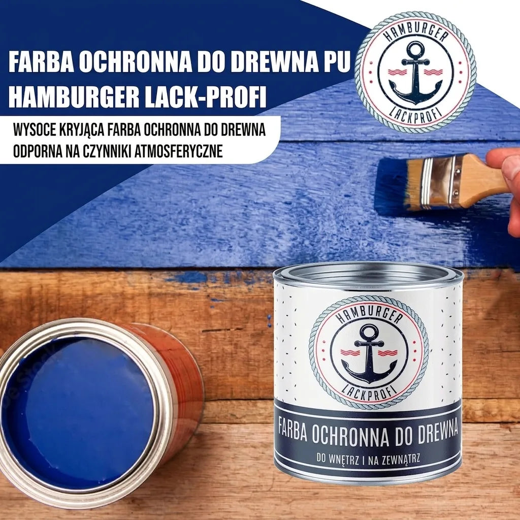 PU Holzschutzfarbe RAL 6021 Blassgrün - Wetterschutzfarbe - Hamburger Lack-Profi