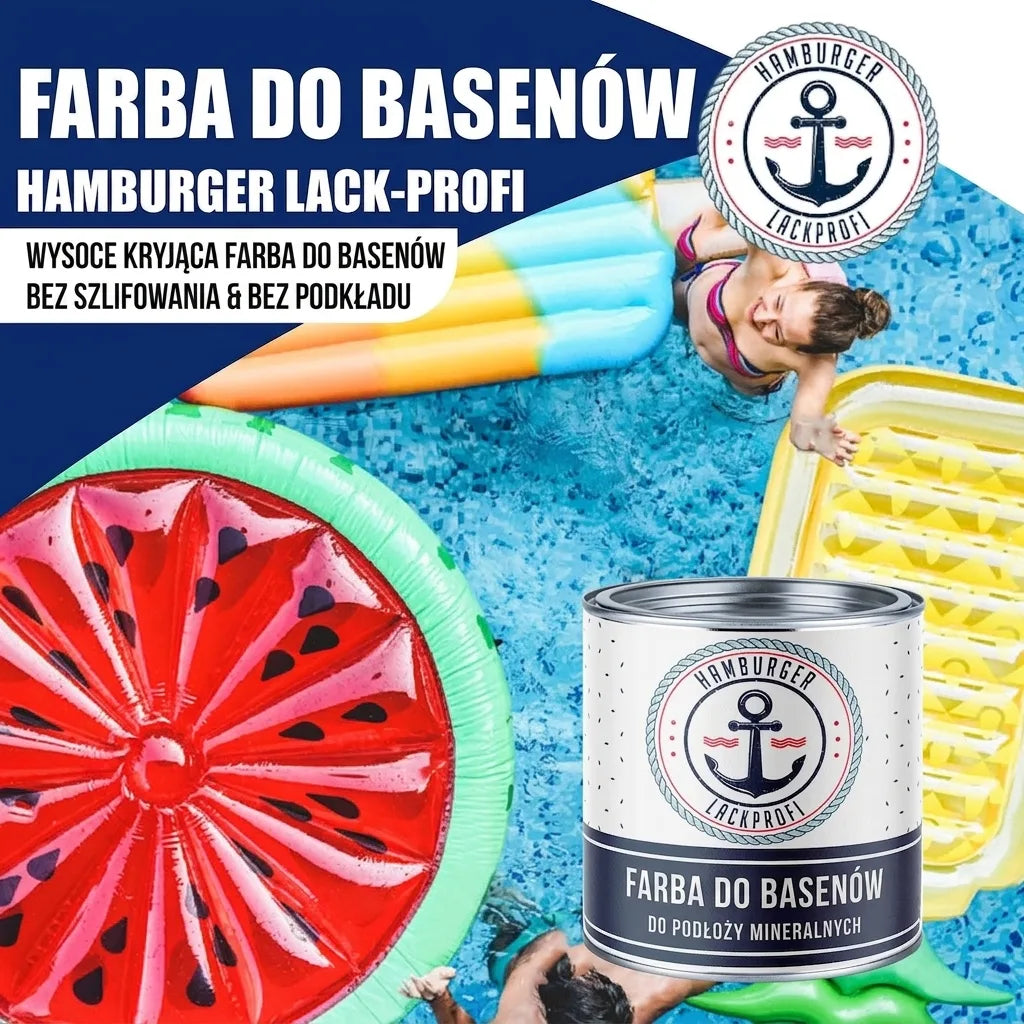 Peinture pour piscine Blanc pur RAL 9010 avec kit de peinture (X300) - Hamburger Lack-Profi, Image 26