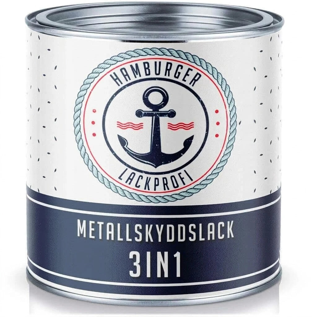 3 in 1 Metaallak Helder roodoranje RAL 2008 - Roestbescherming Hamburger Lack-Profi