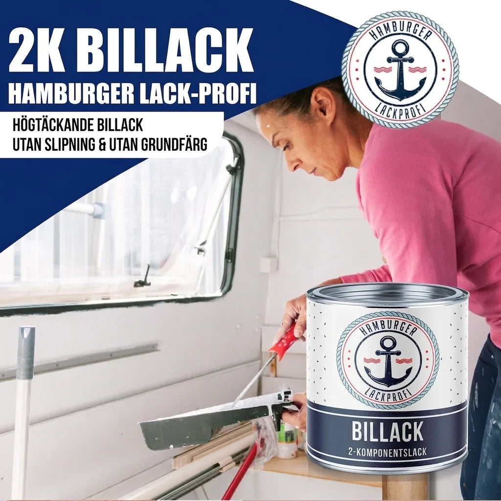 Peinture voiture 2K Rouge saumon RAL 3022 - Haute couvrance & anti-rouille - Hamburger Lack-Profi