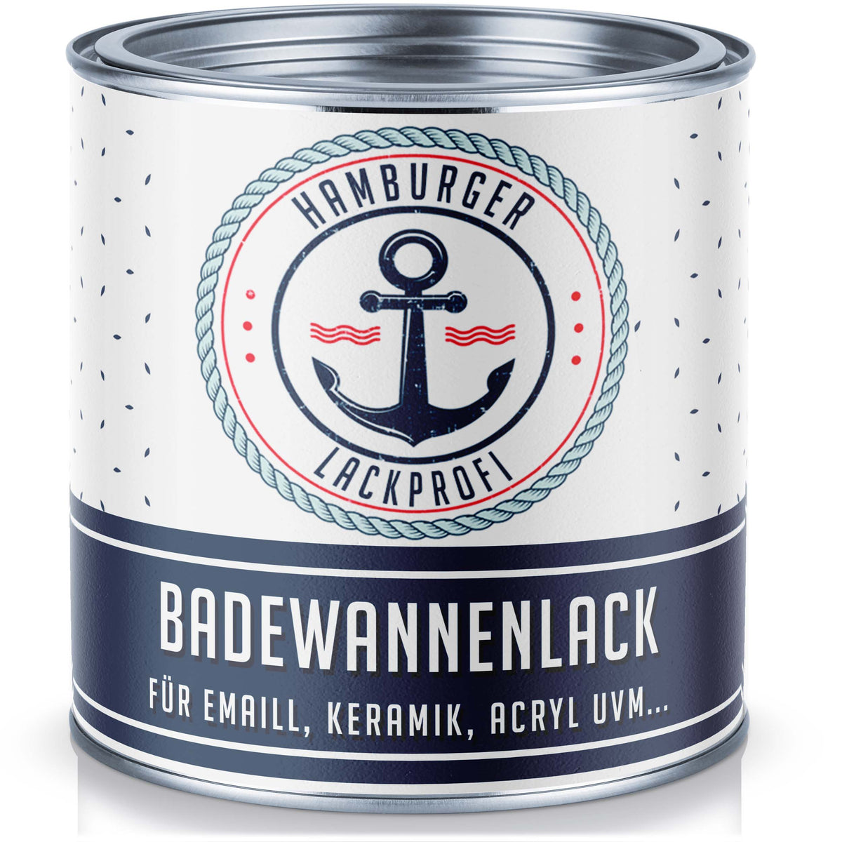 Hamburger Lack-Profi Badewannenlack Hamburger Lack-Profi 2K Badewannenlack Schwarzrot RAL 3007 - Glänzend / Seidenmatt / Matt