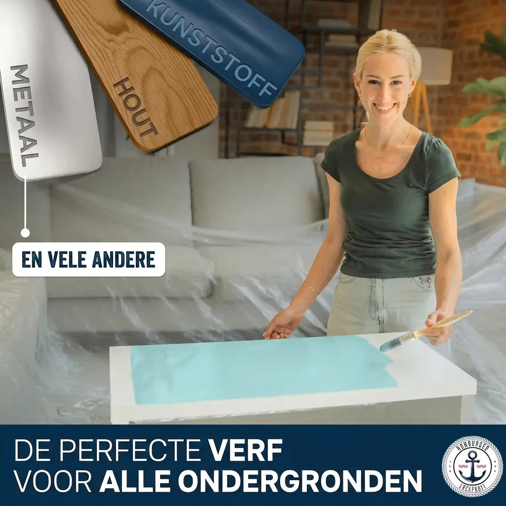 Möbelfarbe ohne Schleifen RAL 7023 Betongrau - Möbellack Hamburger Lack-Profi - Hamburger Lack-Profi