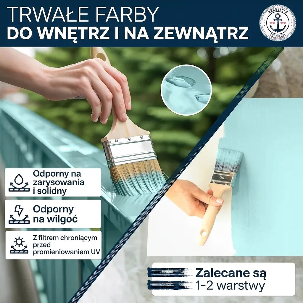 Möbelfarbe ohne Schleifen RAL 5017 Verkehrsblau - Möbellack Hamburger Lack-Profi - Hamburger Lack-Profi